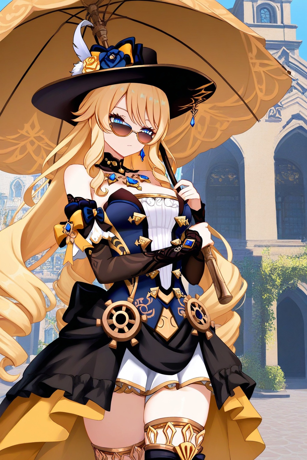 1girl,  navia (genshin impact),  genshin impact on Tensor.Art