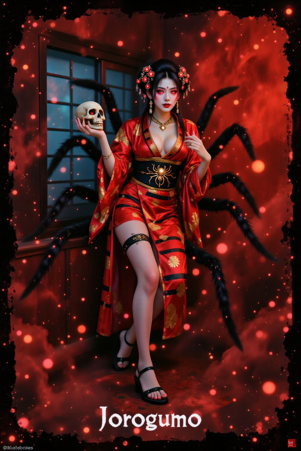 Top quality. Inspiration: The spider demon Jorogumo from Japanese mythology. Jorogumo is a legendary Japanese yokai (super...