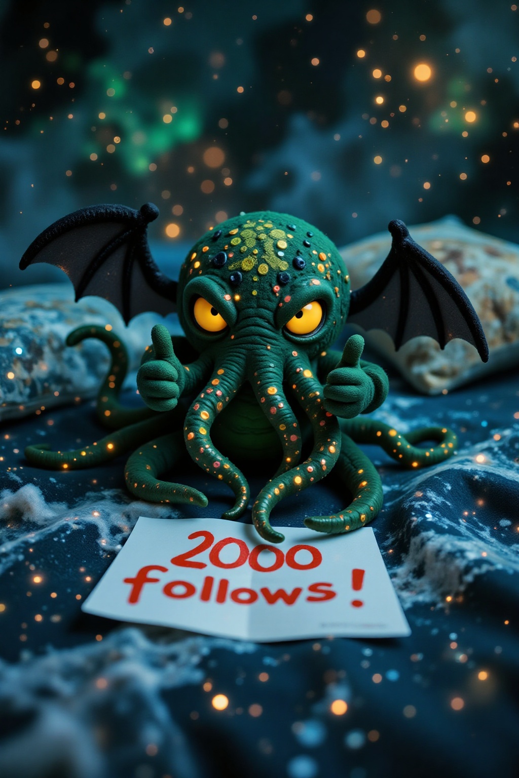 Superior quality,  ranked number one. Inspiration: Plush toys,  Cthulhu. Close-up: This meticulously crafted and cleverly...