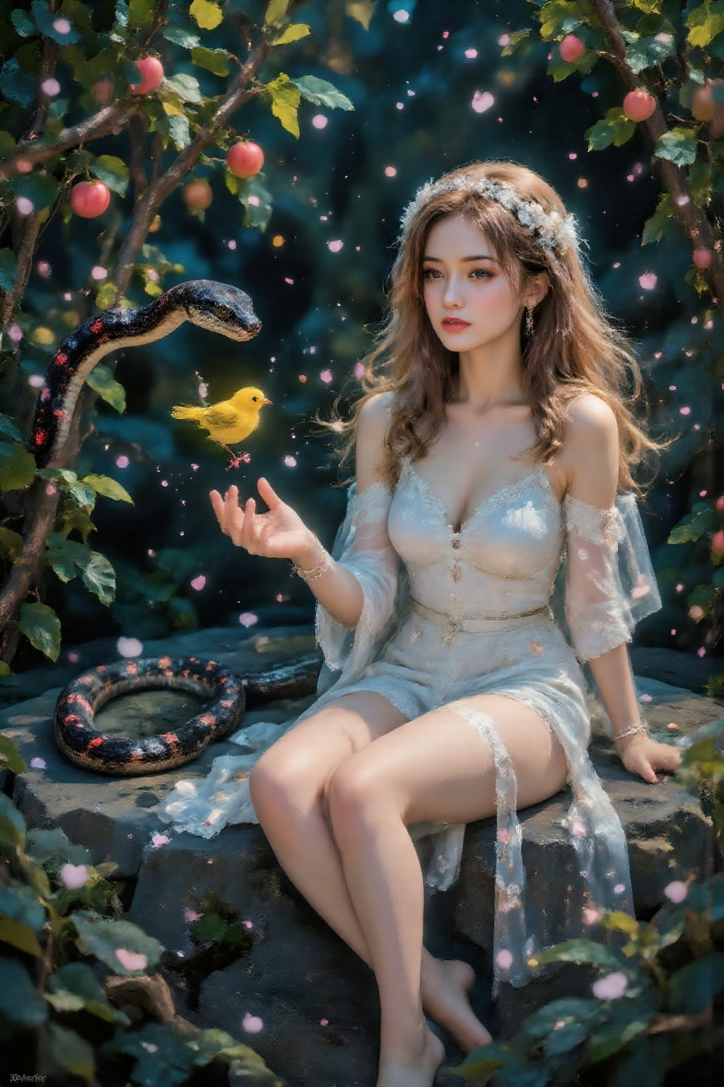 Superior quality,  ranked #1. Inspiration: Eve,  Genesis. Visuals: In the Garden of Eden on Tensor.Art