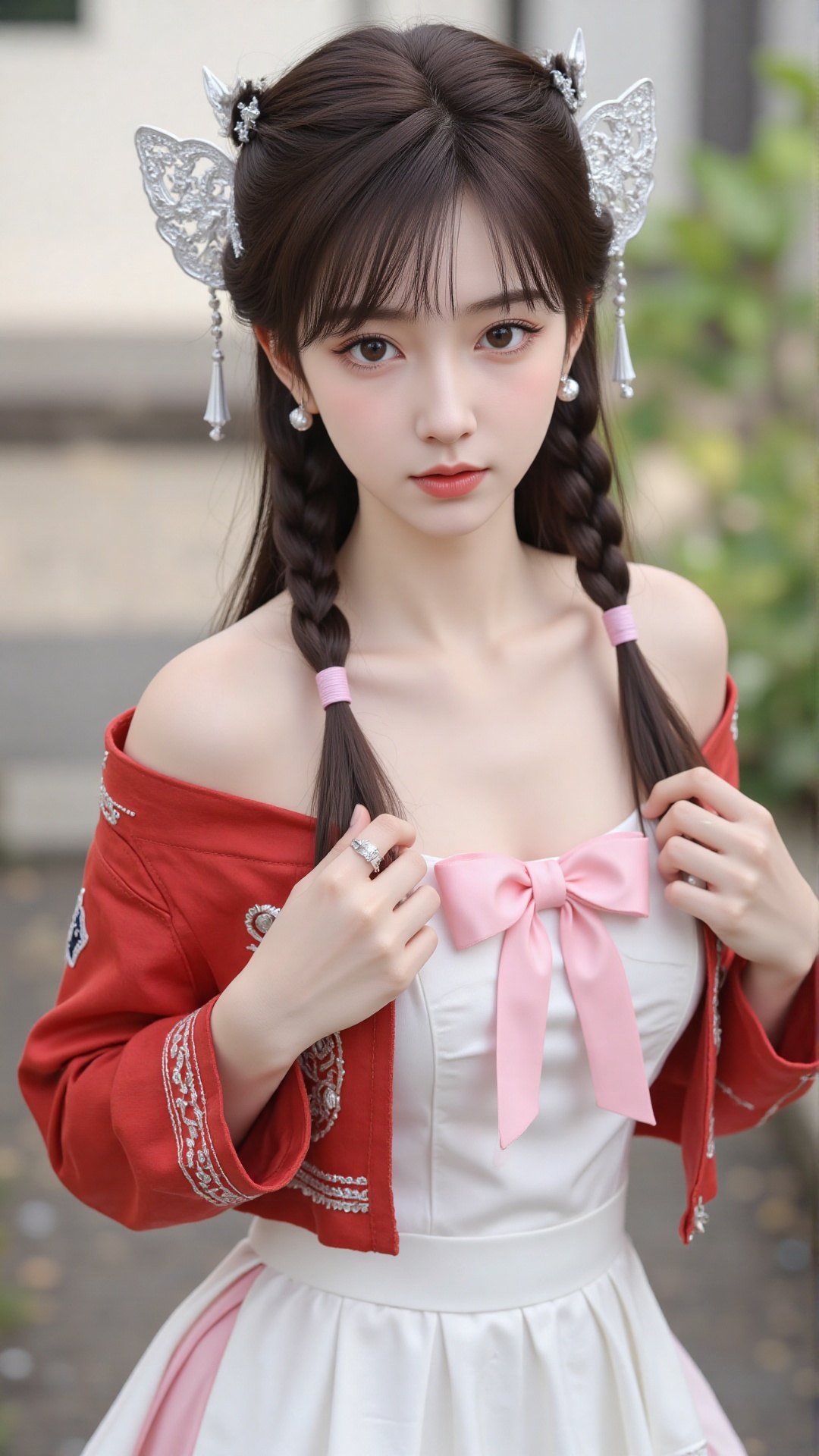 1girl,  solo,  jewelry by Tim_Yi on Tensor.Art