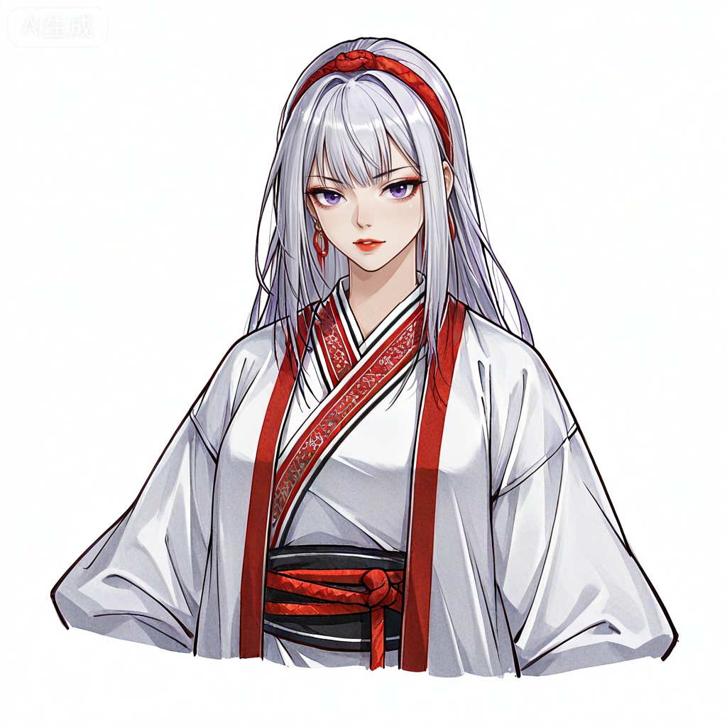 masterpiece, best quality,solo,white background,simple_background,
,yijianfengyunjue_style