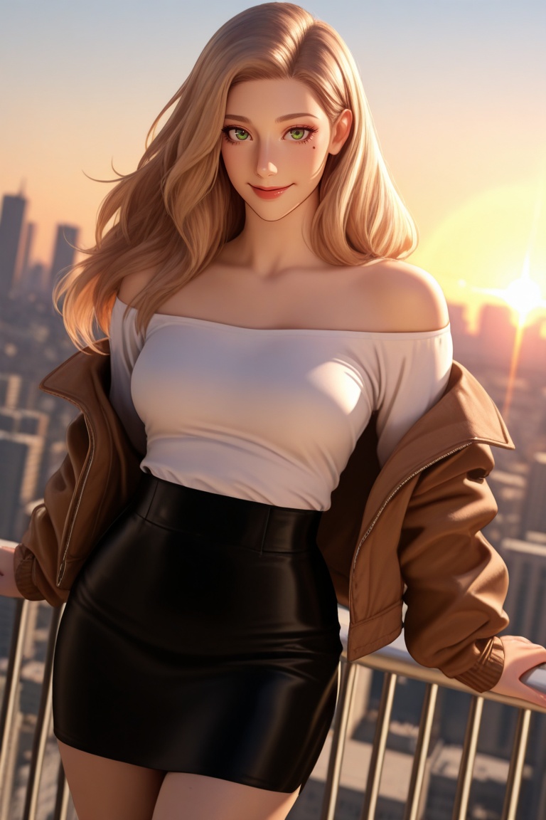sunset,  lense flare,  (masterpiece on Tensor.Art