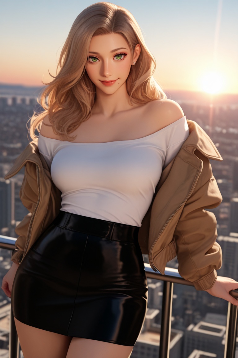 sunset,  lense flare,  (masterpiece on Tensor.Art