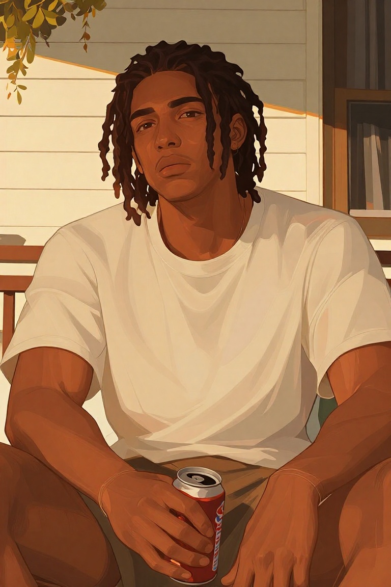 1male,  solo,  dark skin on Tensor.Art