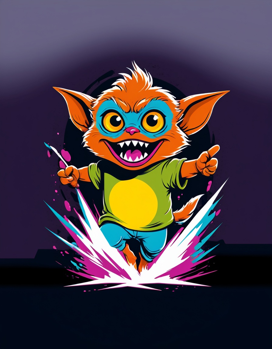 ehtshirt5,  gremlins attacking on Tensor.Art