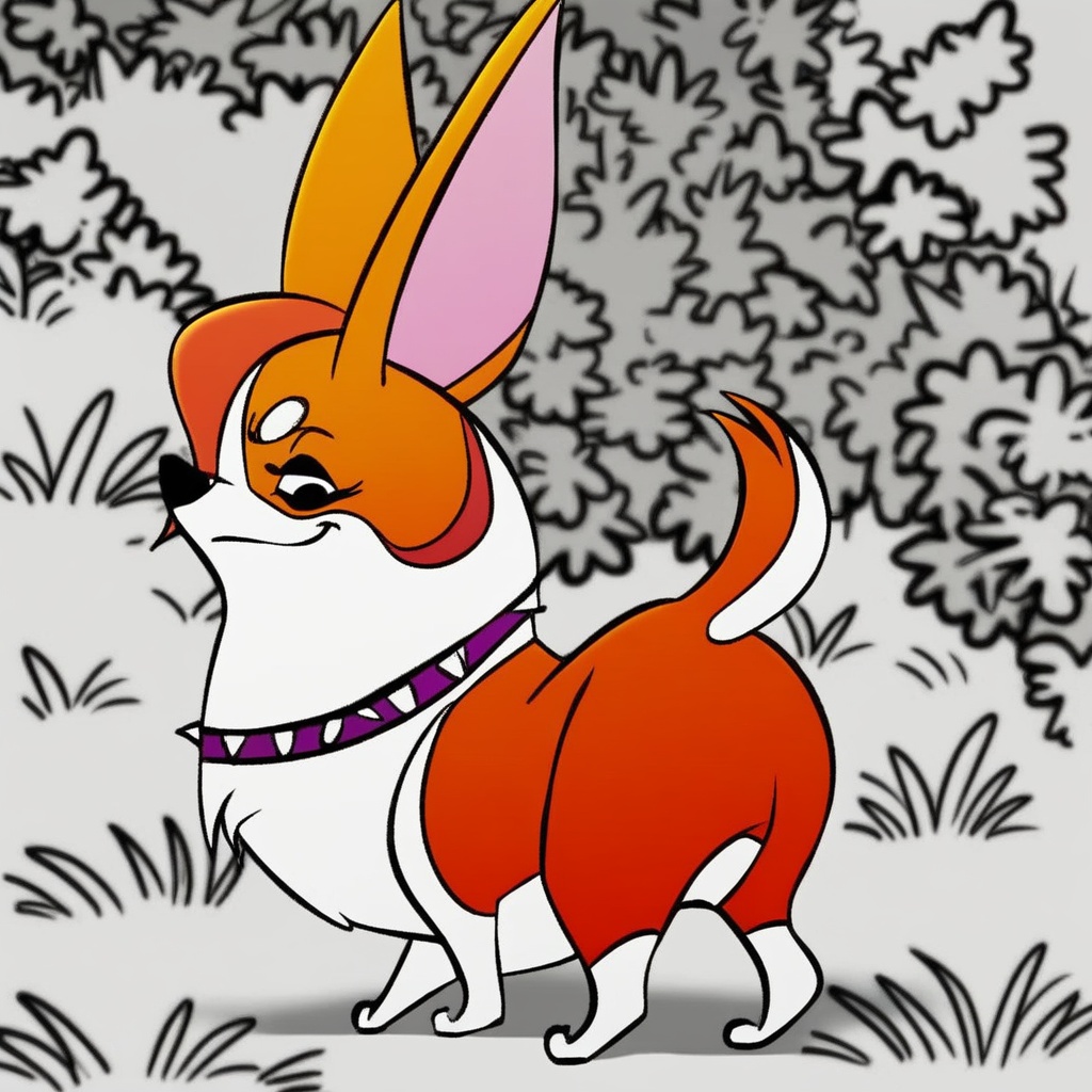 madam corgi,  feral,  solo on Tensor.Art
