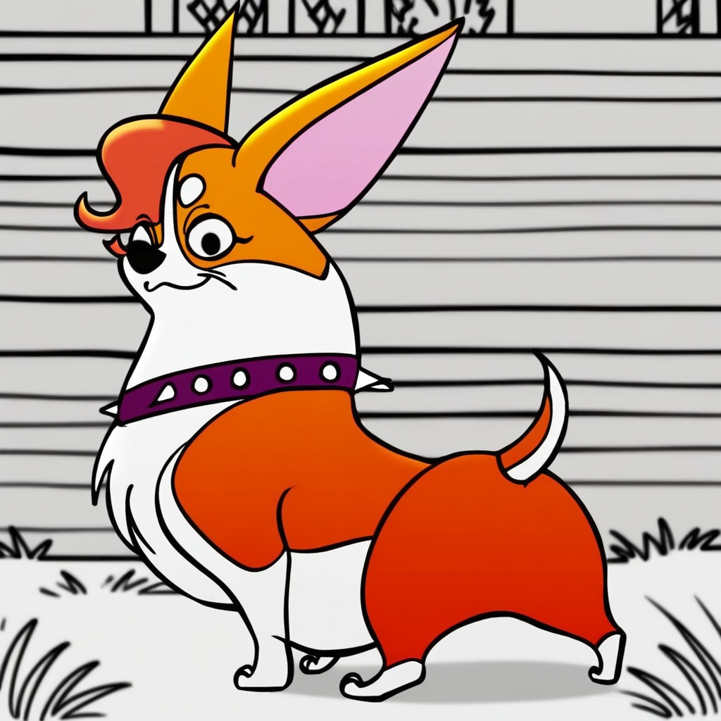 madam corgi,  feral,  solo on Tensor.Art