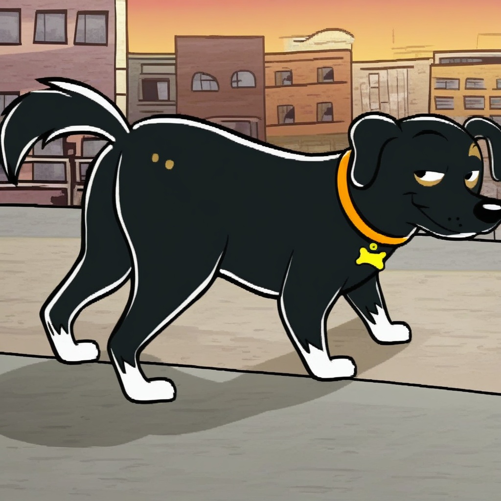 Star the number six mutt,  feral,  solo on Tensor.Art