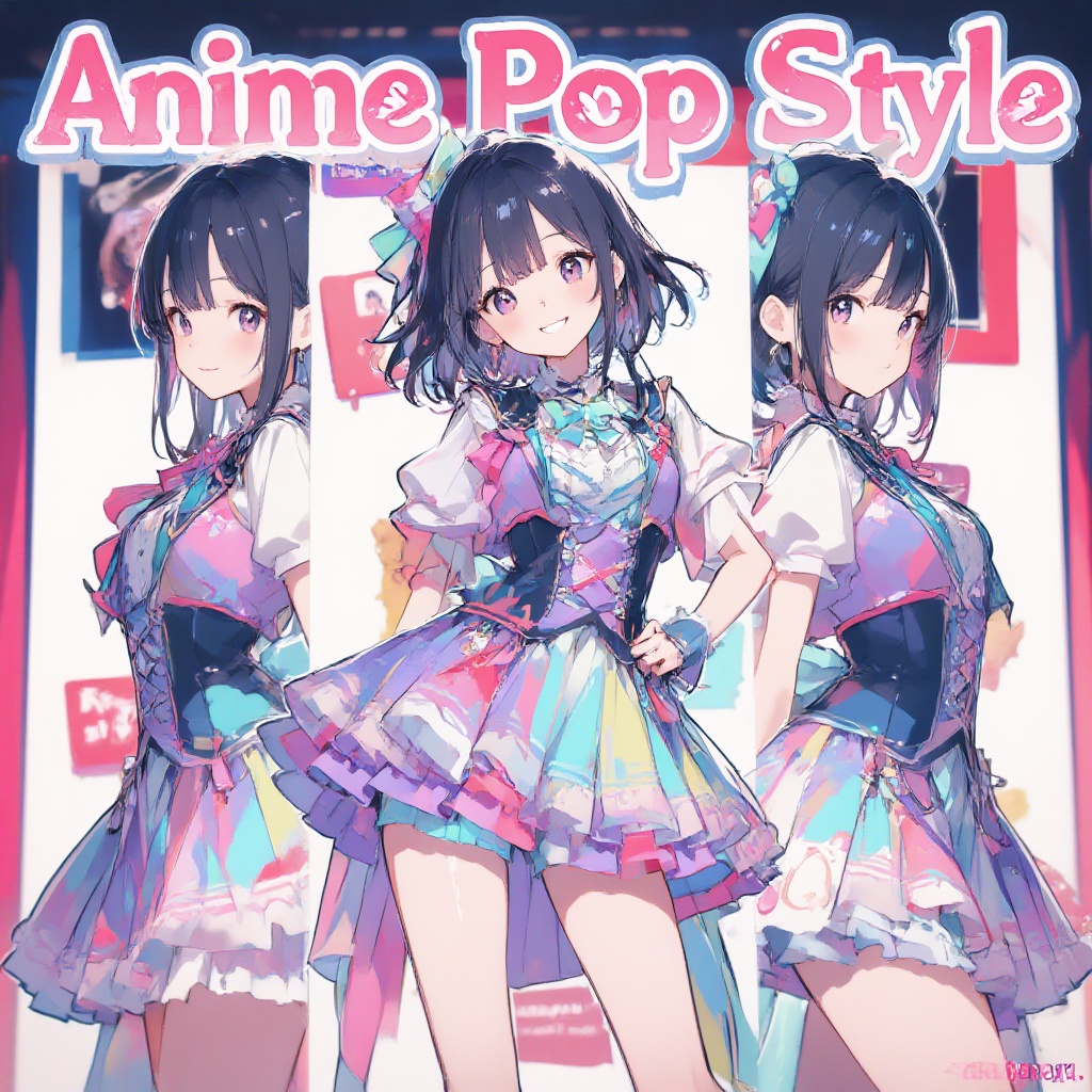 2.5D anime style girl,  cel anime shading,  crisp edges on Tensor.Art