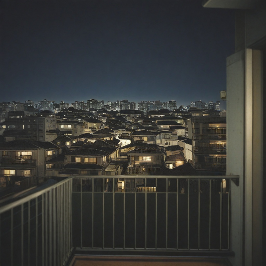 balcony,  ,  building on Tensor.Art