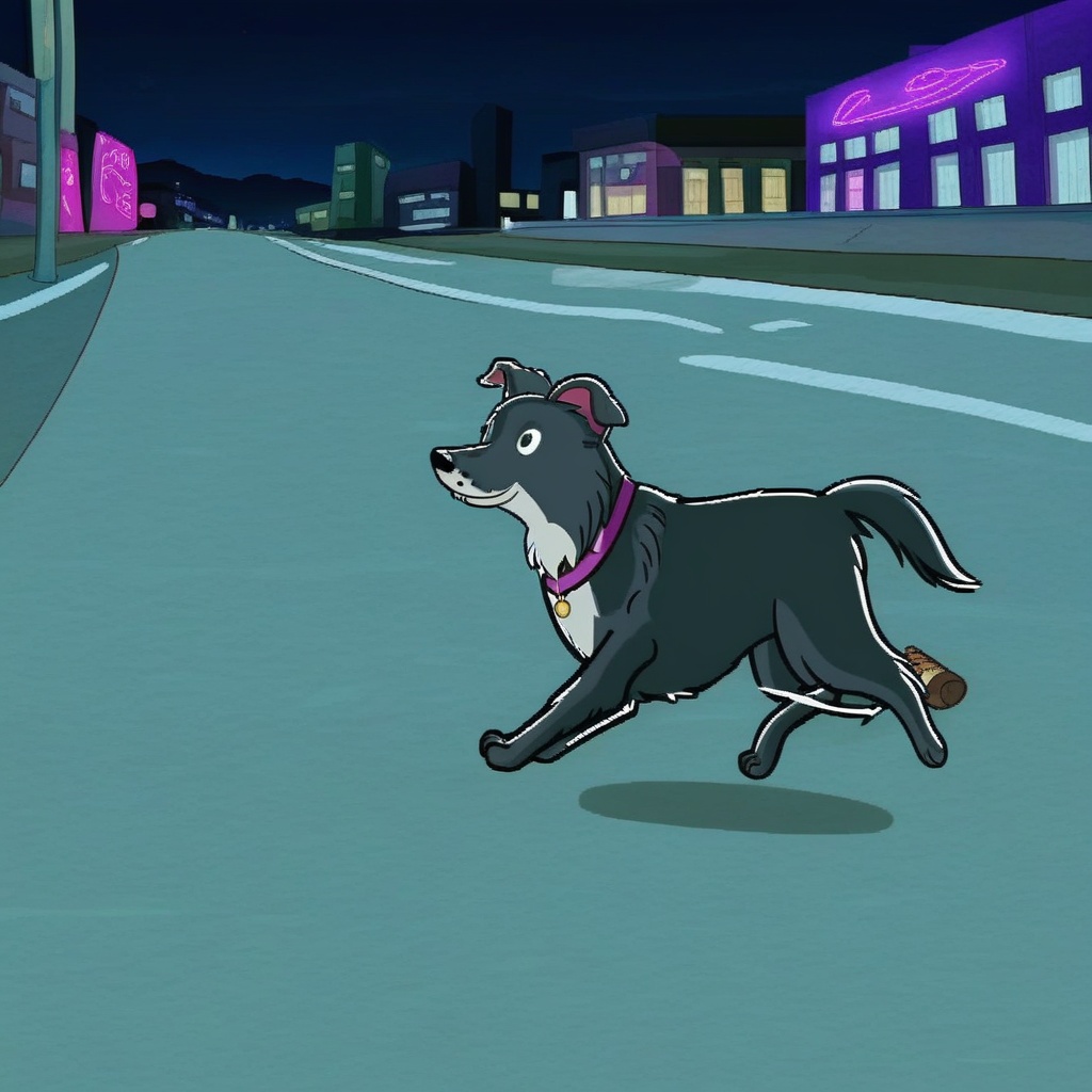 ruby border collie,  feral,  solo on Tensor.Art