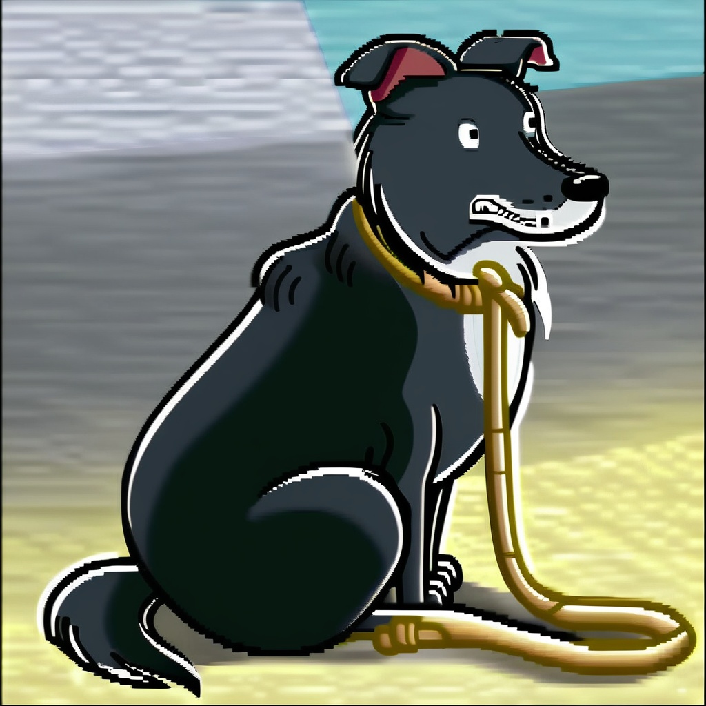 ruby border collie,  feral,  solo on Tensor.Art