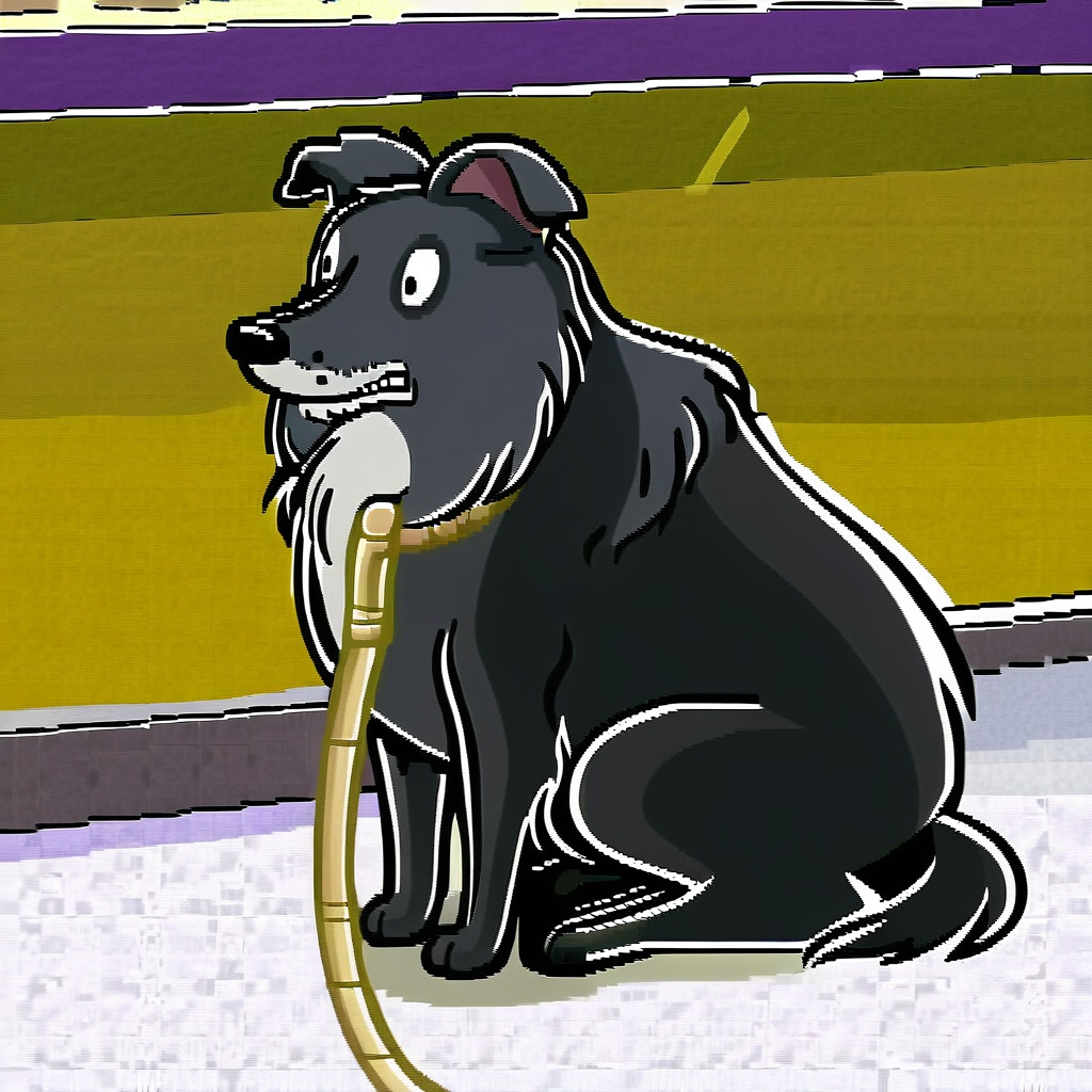 ruby border collie,  feral,  solo on Tensor.Art