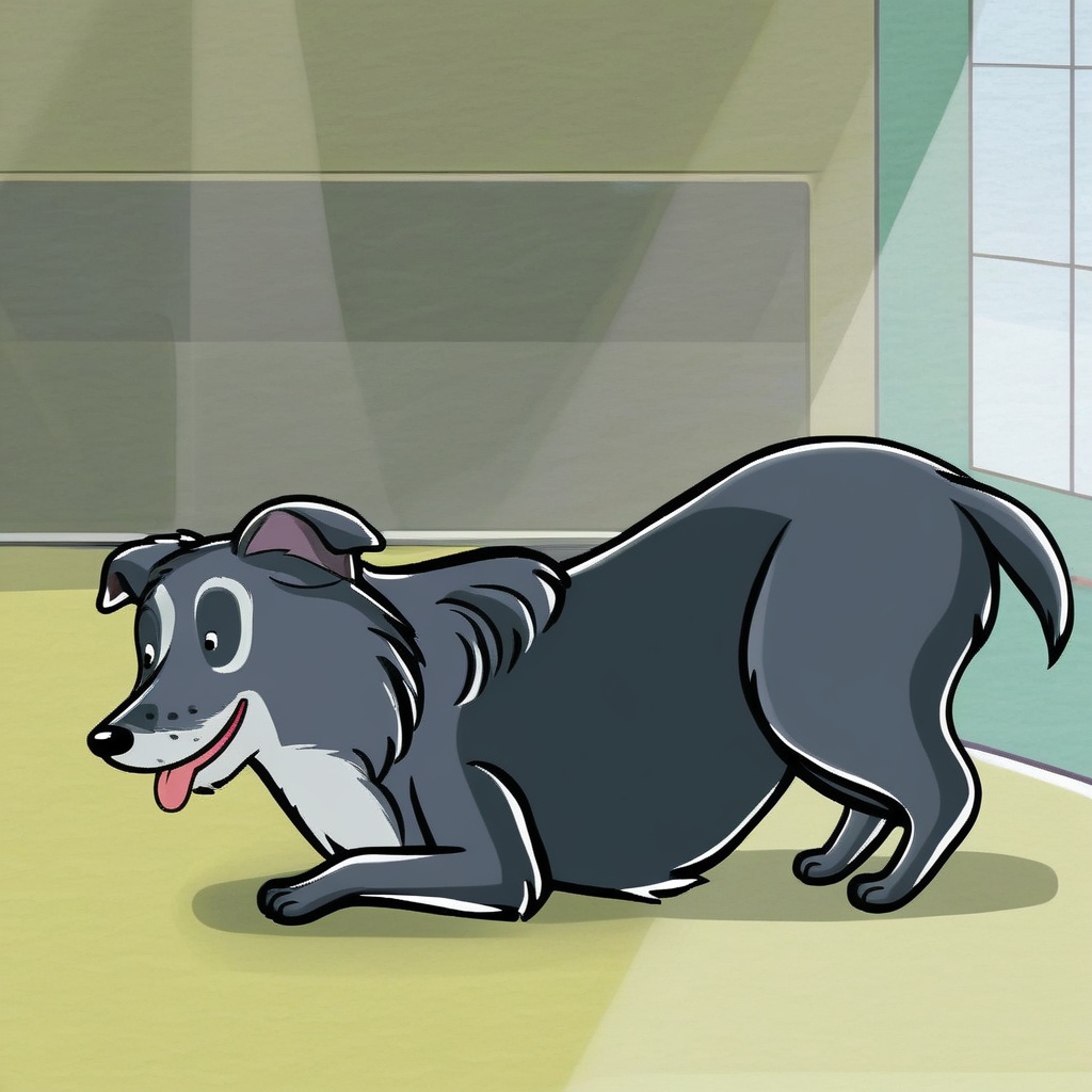 ruby border collie,  feral,  solo on Tensor.Art