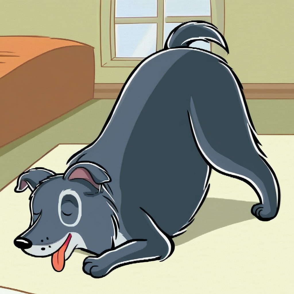 ruby border collie,  feral,  solo on Tensor.Art