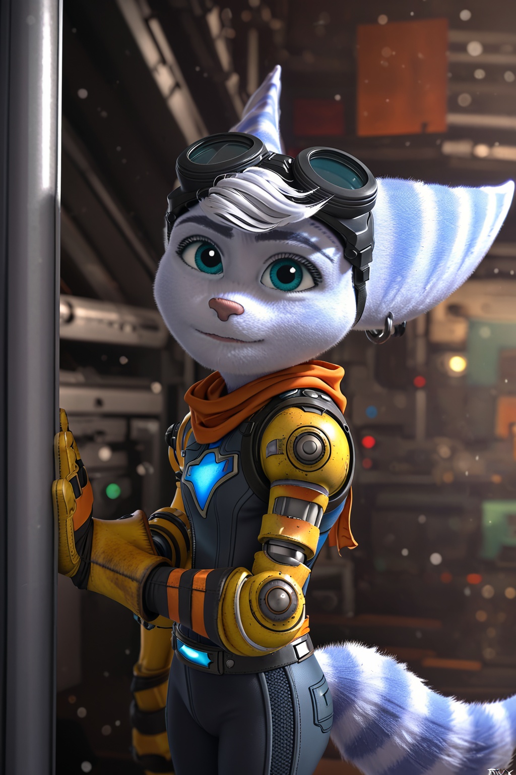 Rivet (Ratchet & Clank),  lombax,  canonical character on Tensor.Art