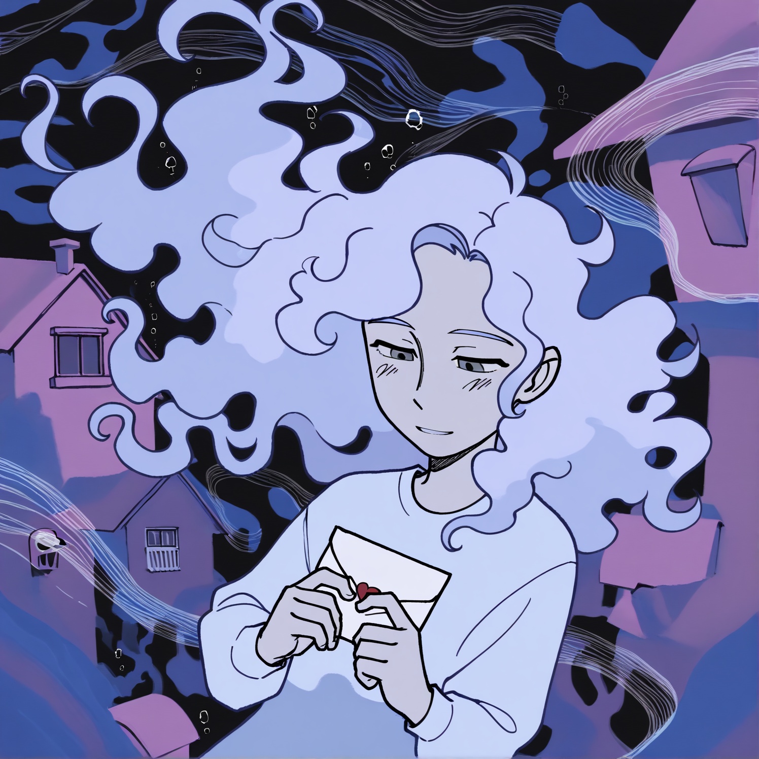 solo,  1other,  long hair on Tensor.Art