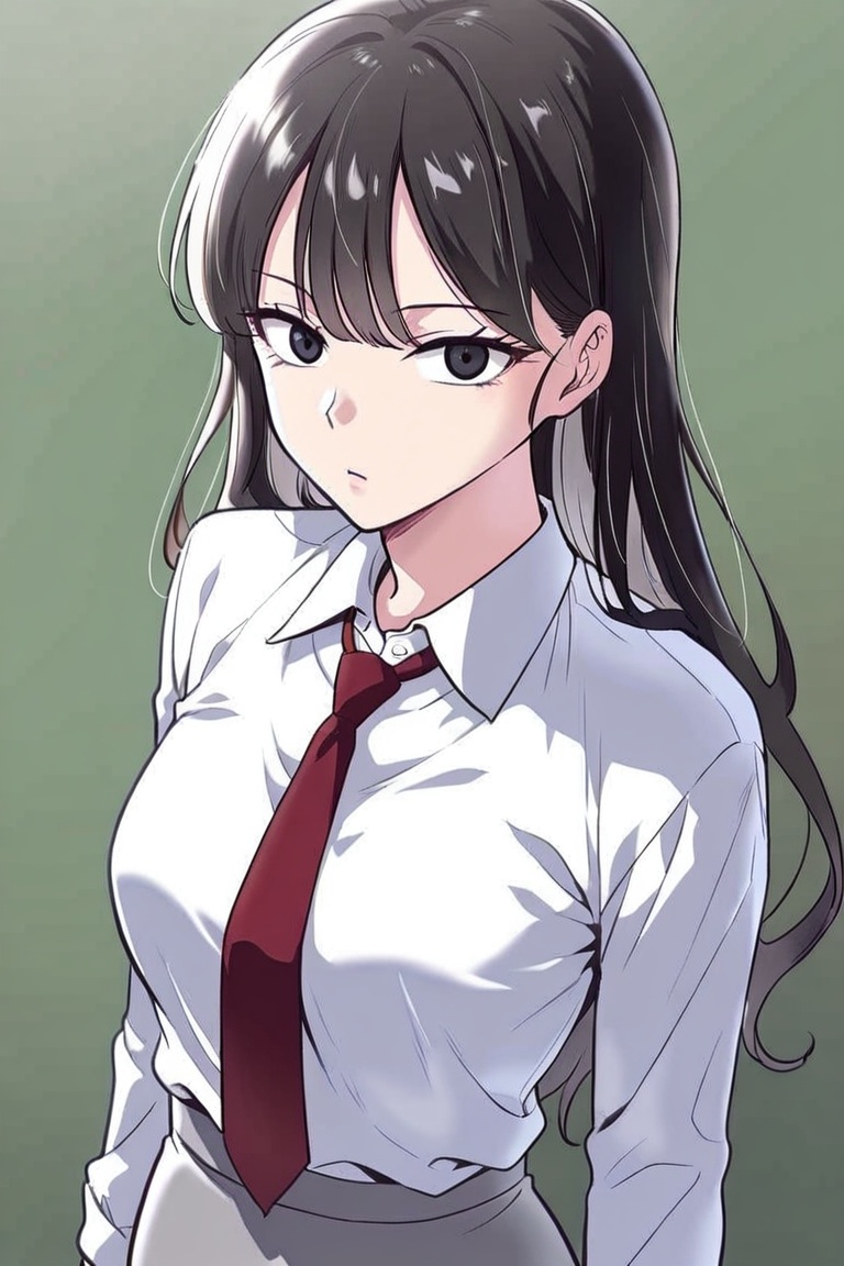 hair,  long hair,  two tone hair on Tensor.Art
