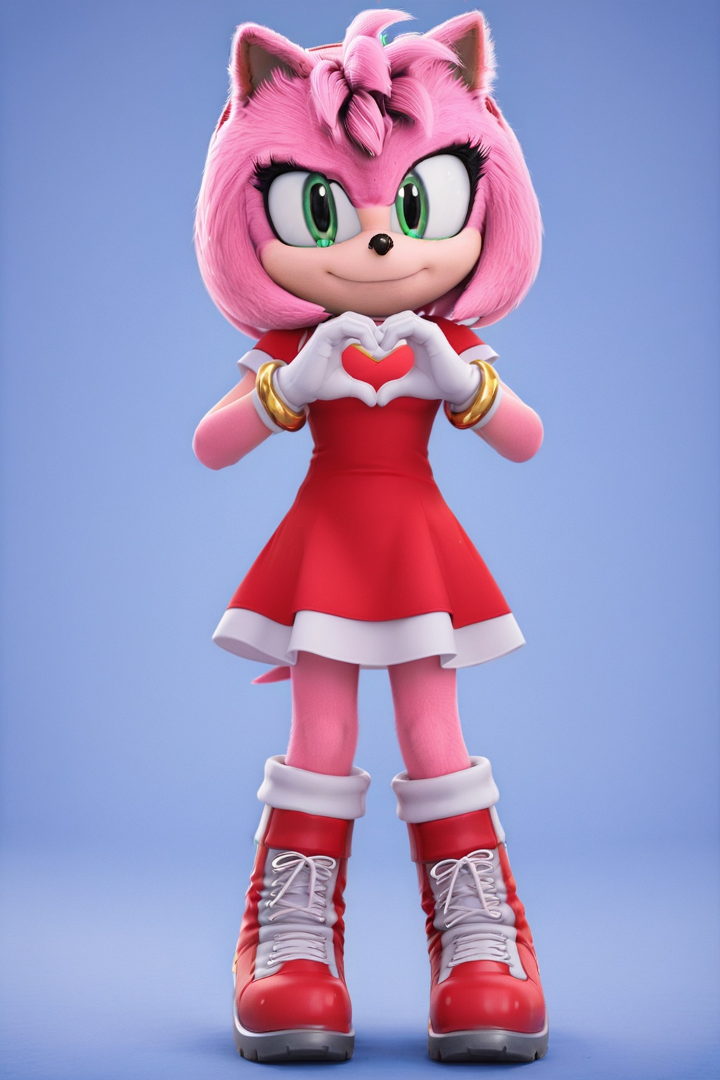 1girl,  anthro hedgehog,  pink fluffy fur on Tensor.Art