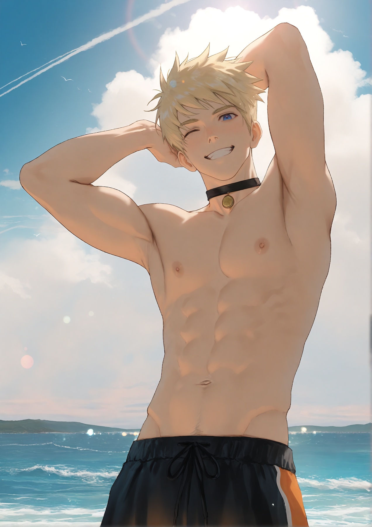 1boy,  solo,  guyceci on Tensor.Art