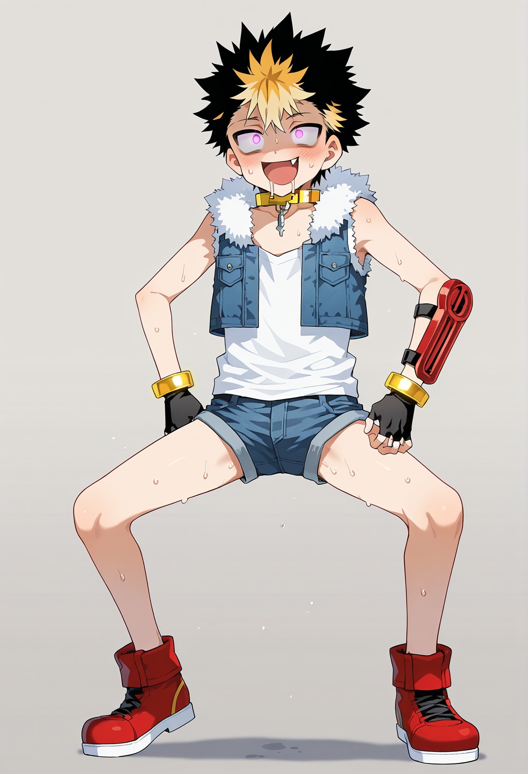 1boy,  solo,  simple background on Tensor.Art