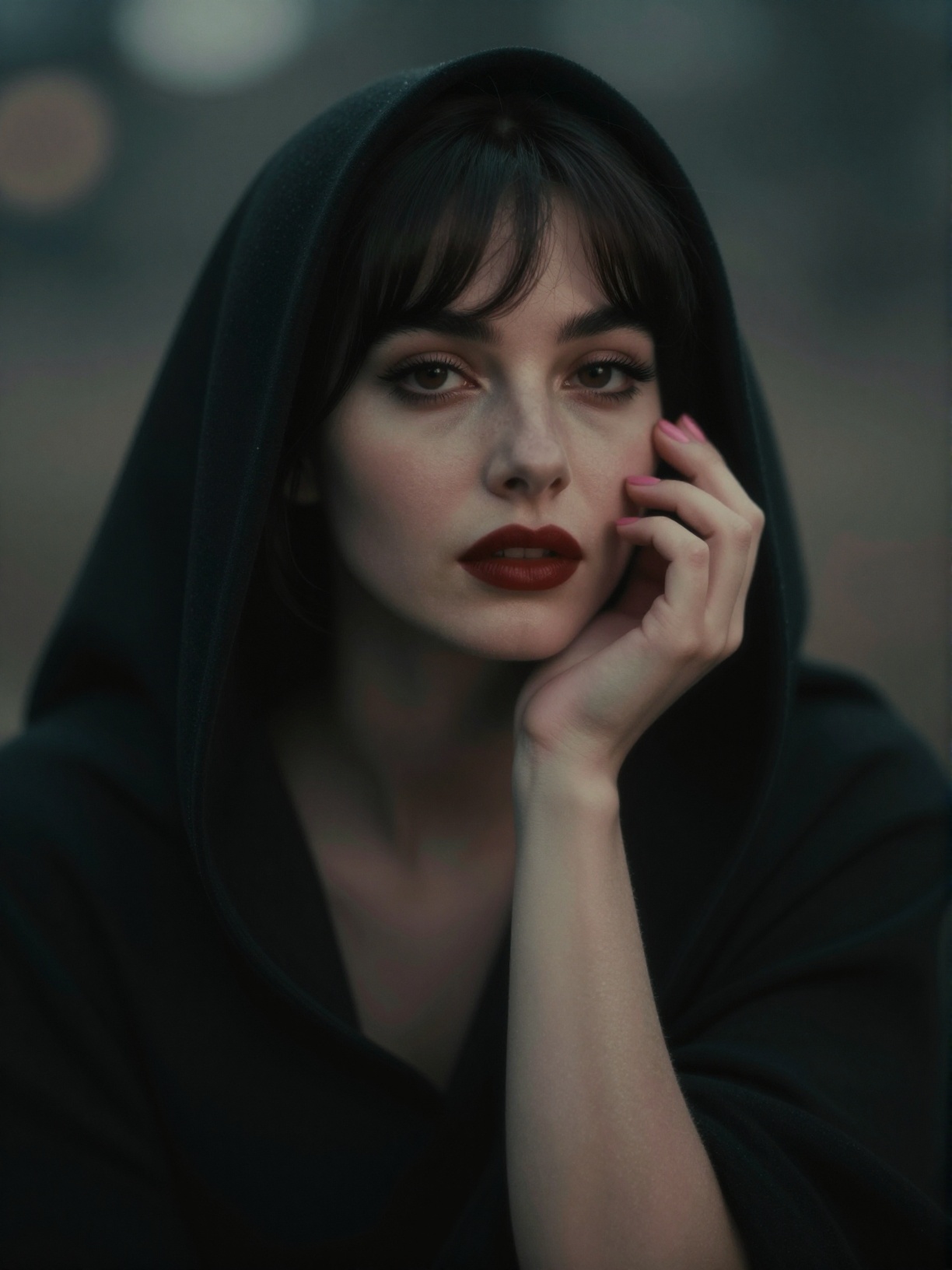Cinematic editorial photograph,  close portrait,  moody on Tensor.Art