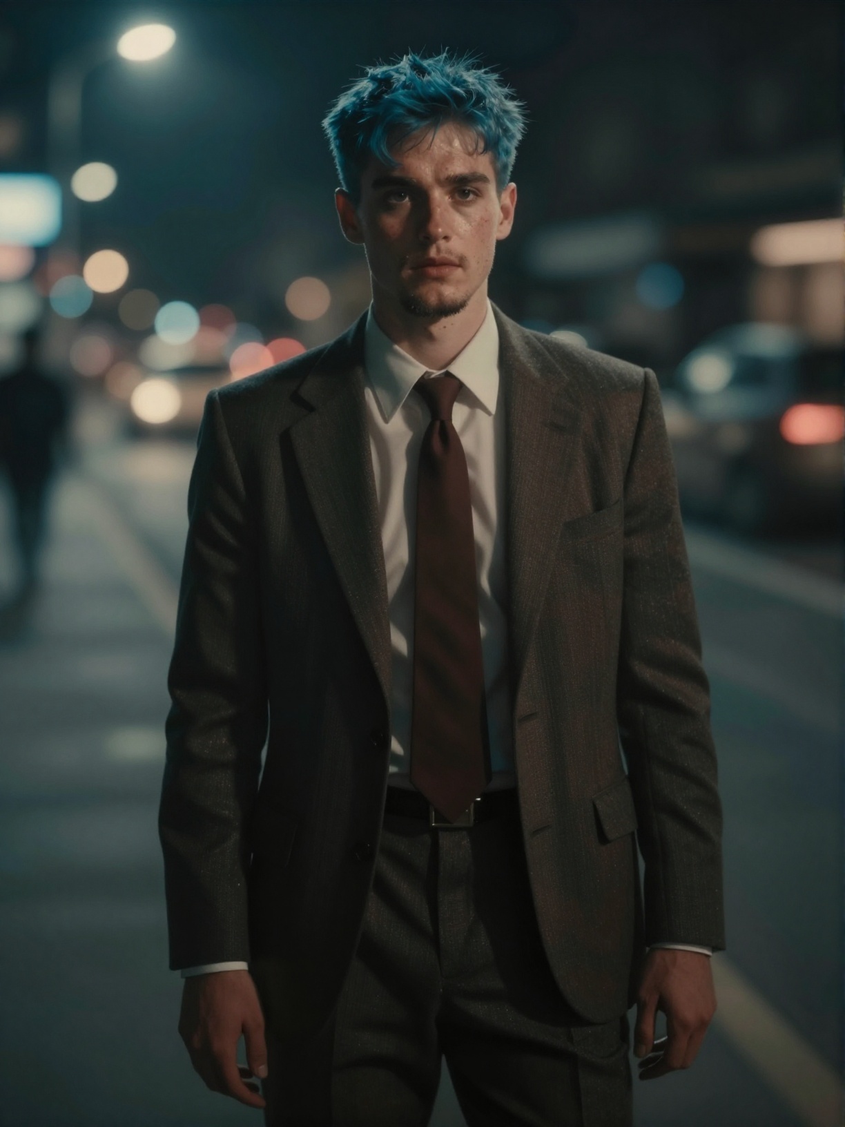 Cinematic editorial photograph,  close portrait,  moody on Tensor.Art