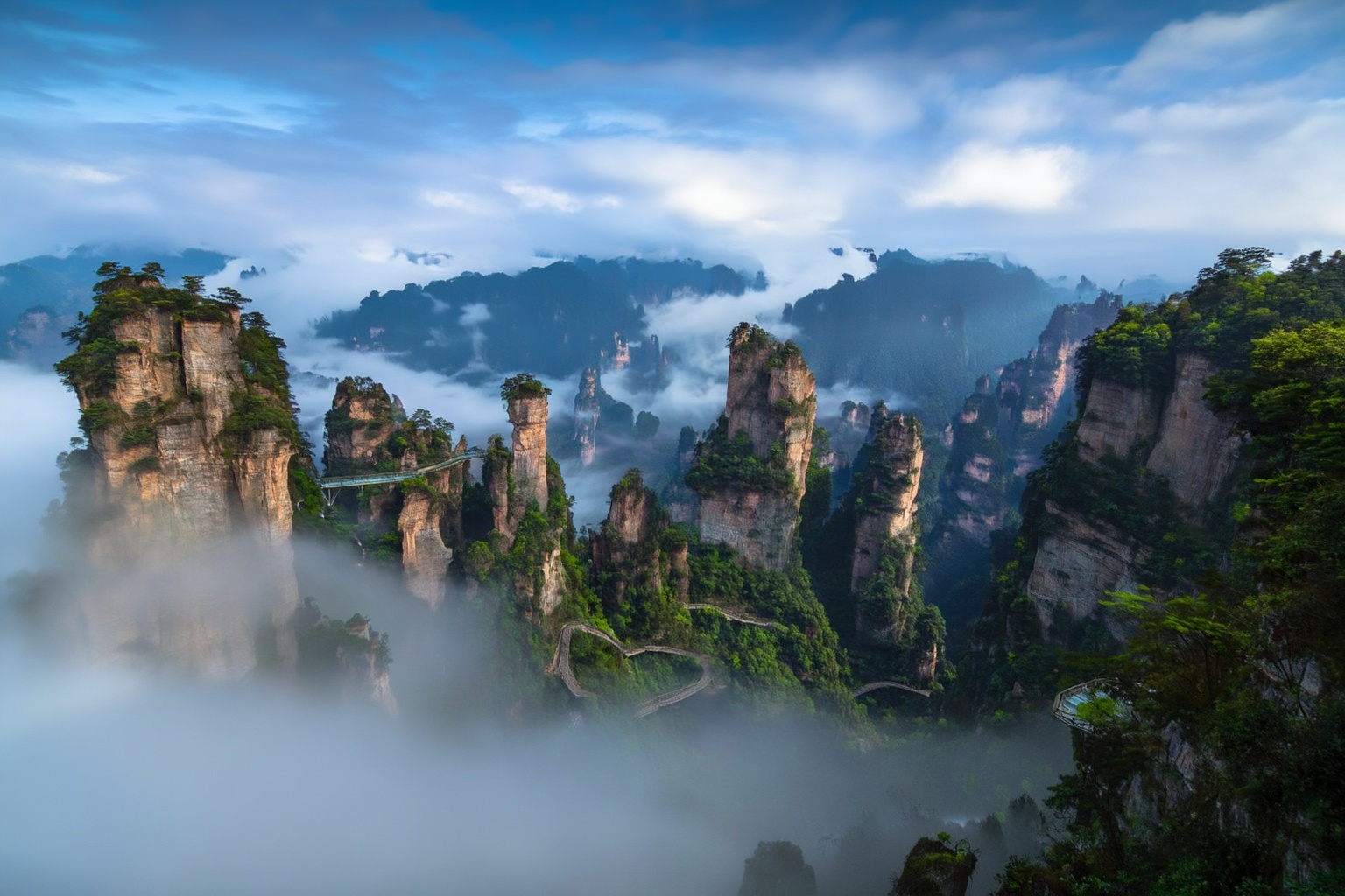 aurelmanea3z photography. A surreal and awe-inspiring landscape shot capturing the unique,  pillar-like sandstone peaks of...