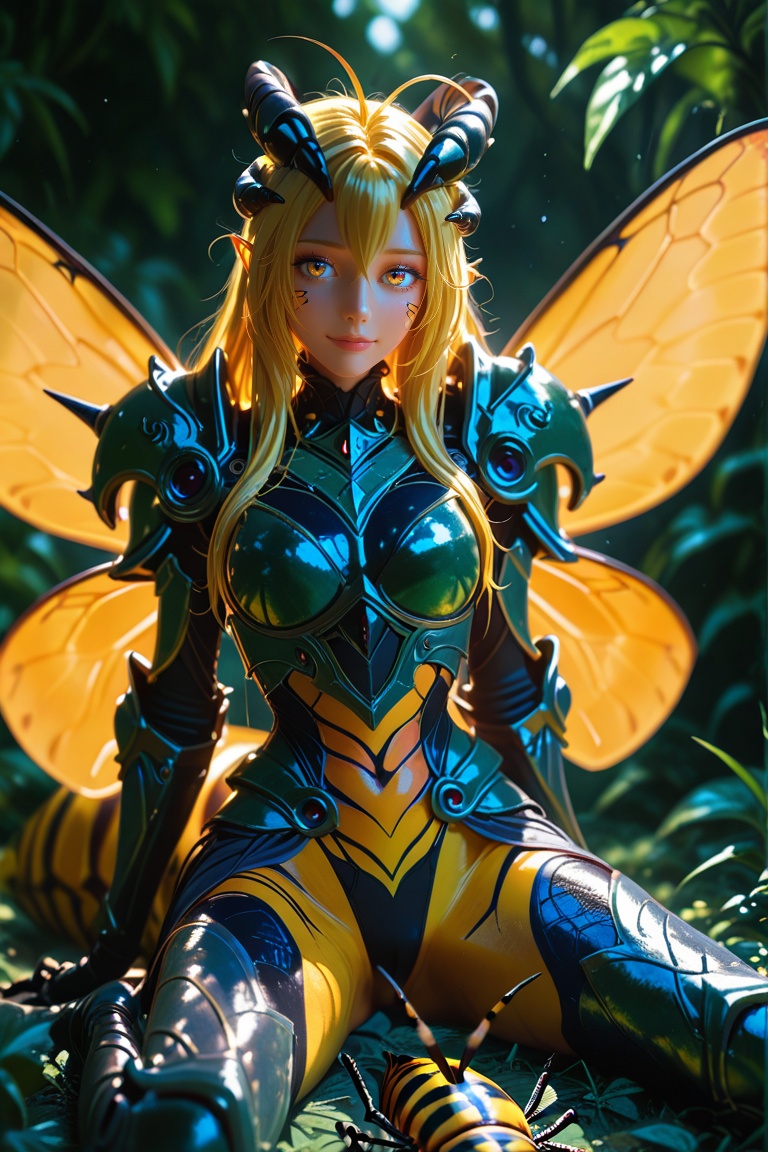 Insect girl,  armor on Tensor.Art