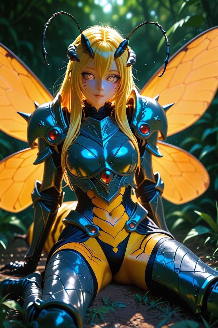 Insect girl,  armor on Tensor.Art