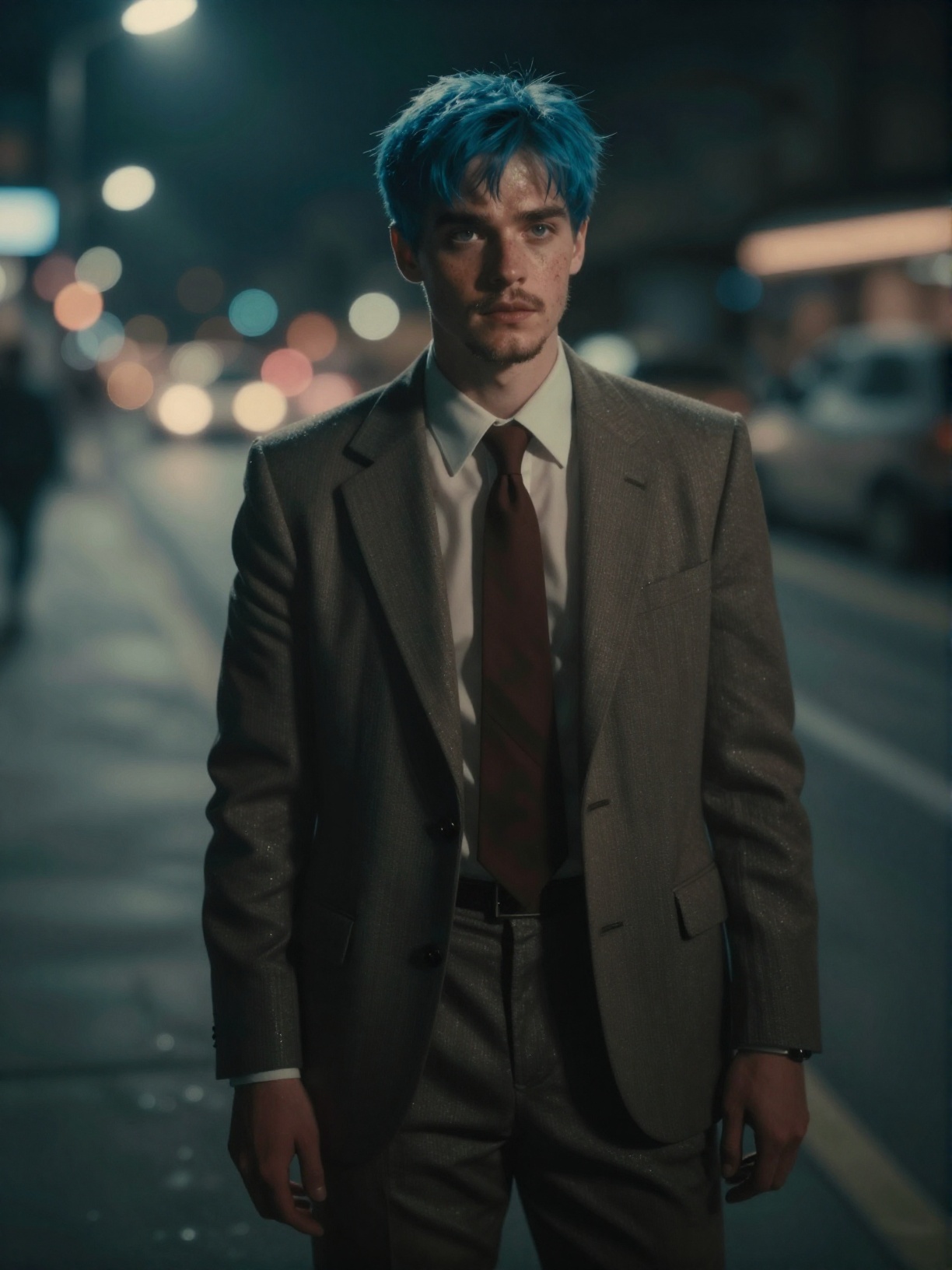 Cinematic editorial photograph,  close portrait,  moody on Tensor.Art