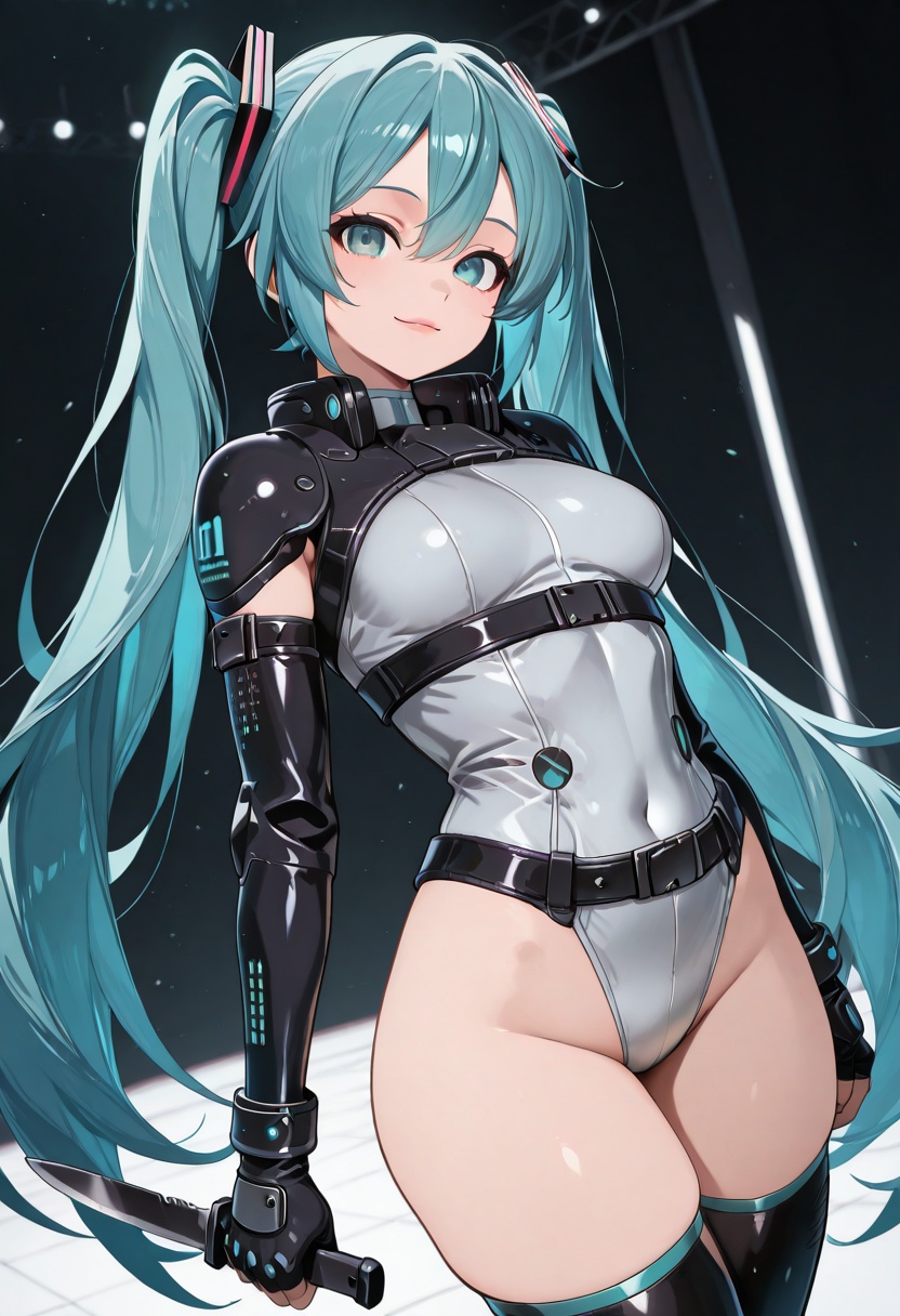 hatsune miku,  1girl,  solo on Tensor.Art