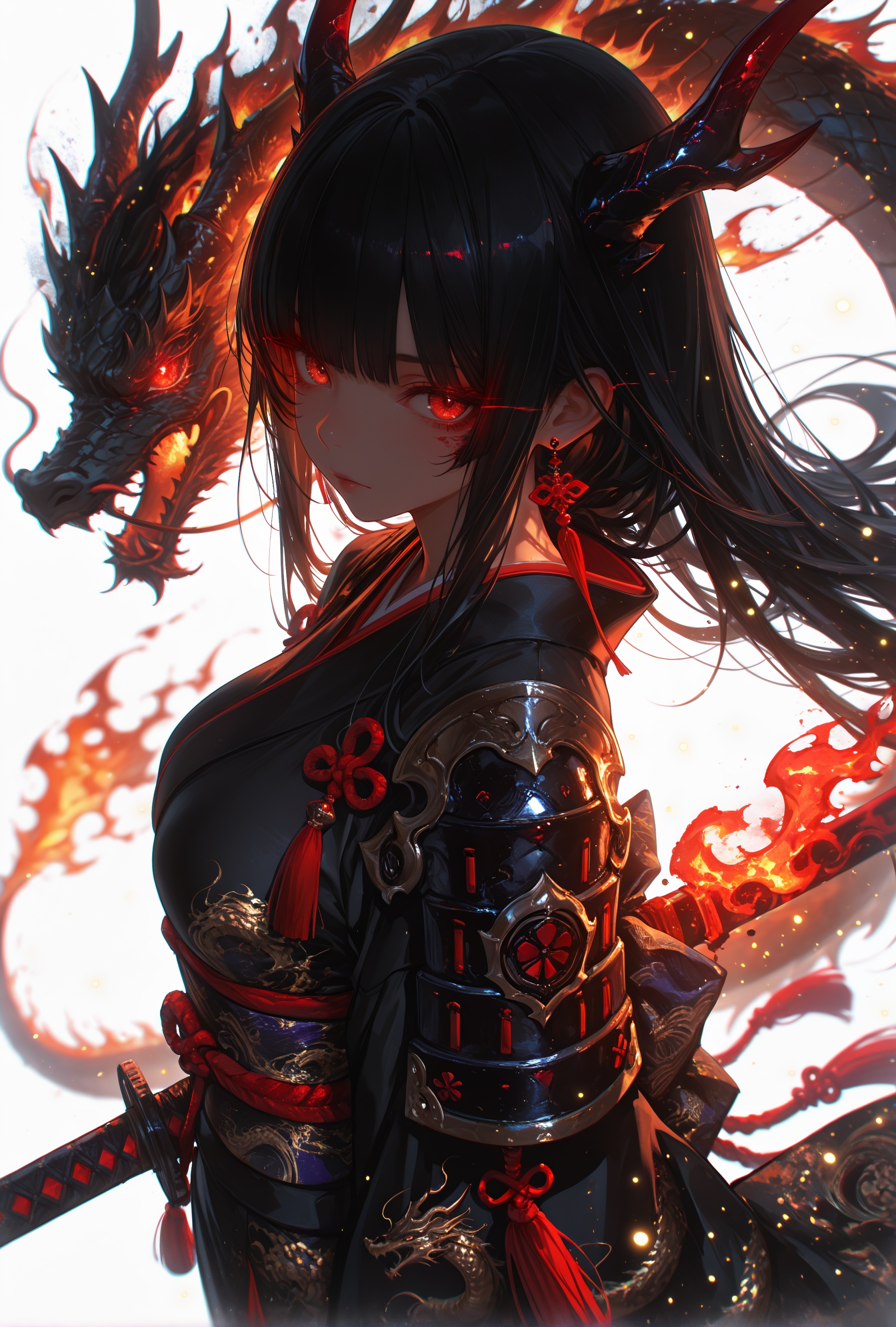 vr4_zk4r1,  1girl,  black hair on Tensor.Art