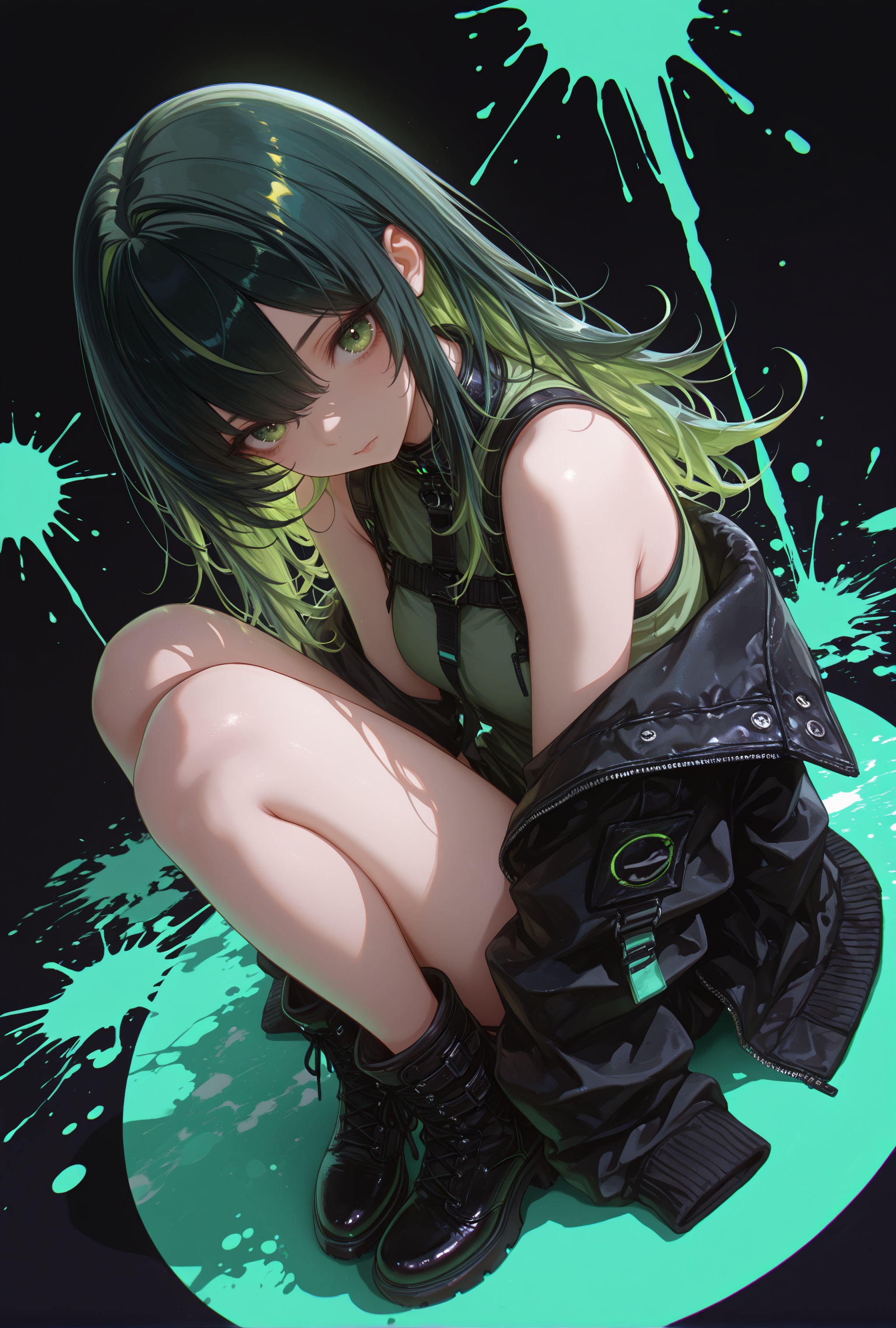 vr4_zk4r1,  1girl,  solo on Tensor.Art