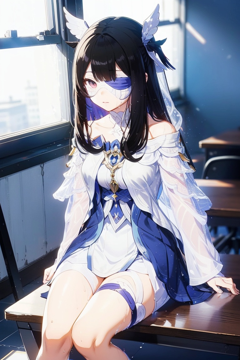 Columbina,  One girl in the picture,  full view of body on Tensor.Art