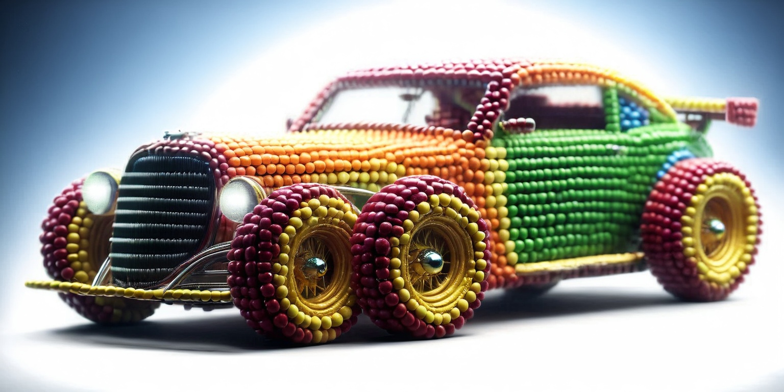 made of skittles,  taste the Rainbow,  masterpiece on Tensor.Art