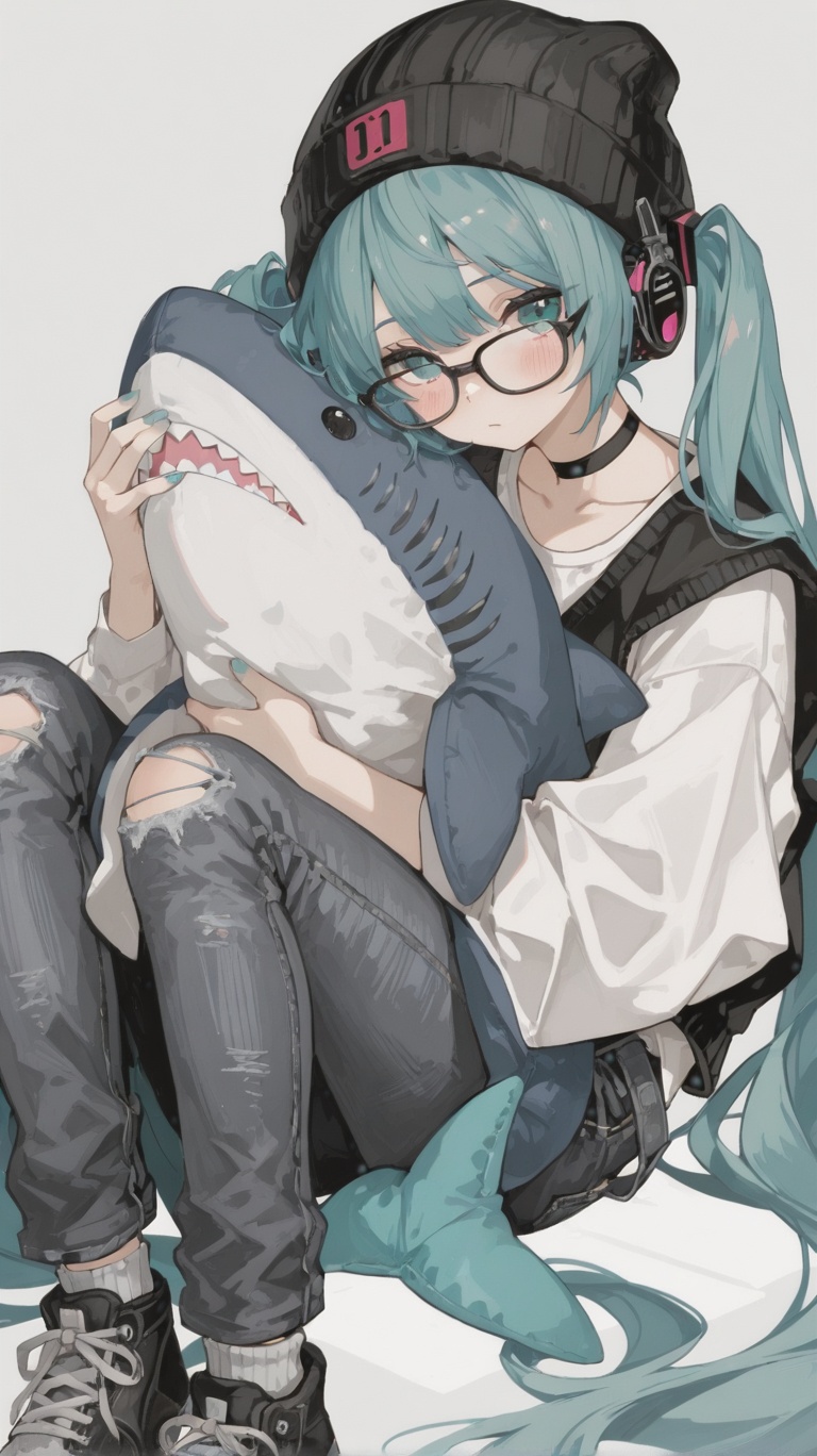 hatsune_miku,  1girl,  solo on Tensor.Art