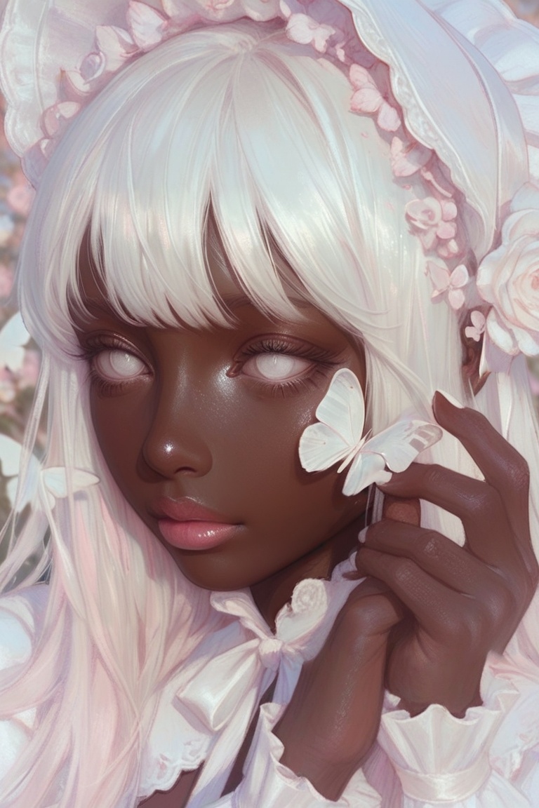 1girl,  (dark skin),  deep ebony skin on Tensor.Art