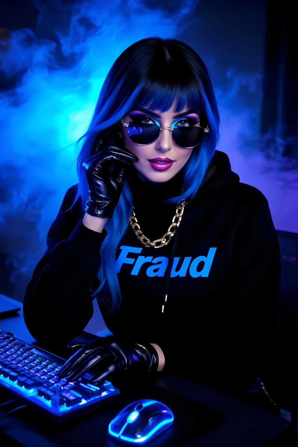 Superior quality,  ranked number one. Inspiration: Neon lights,  keyboards on Tensor.Art