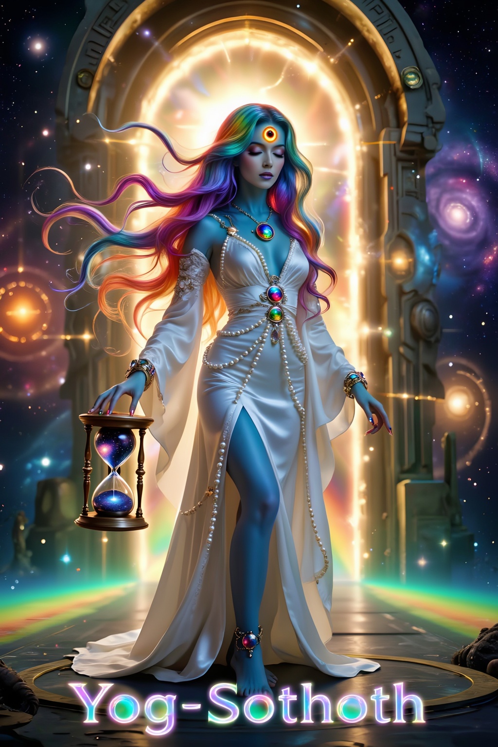 Top quality. Inspiration: Yog-Sothoth,  the One Who Unifies All Things. This image depicts Yog-Sothoth,  the alien deity w...