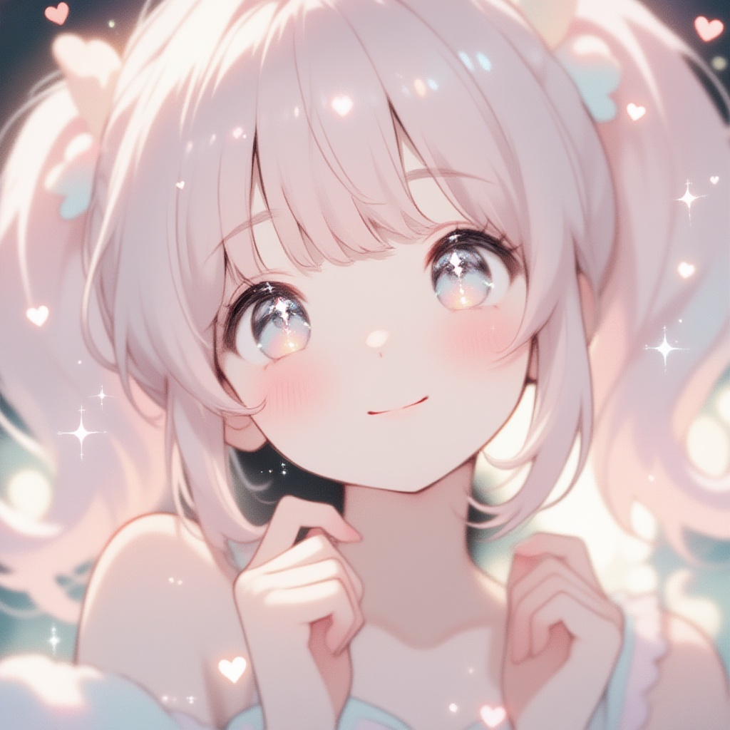 soft cute girl,  pastel fantasy,  gentle smile on Tensor.Art