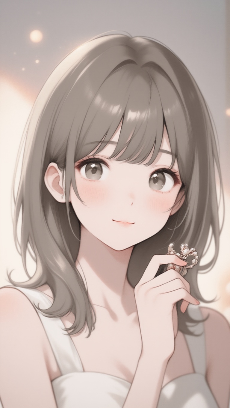 ***** cute girl,  elegant sweetness,  gentle eyes on Tensor.Art
