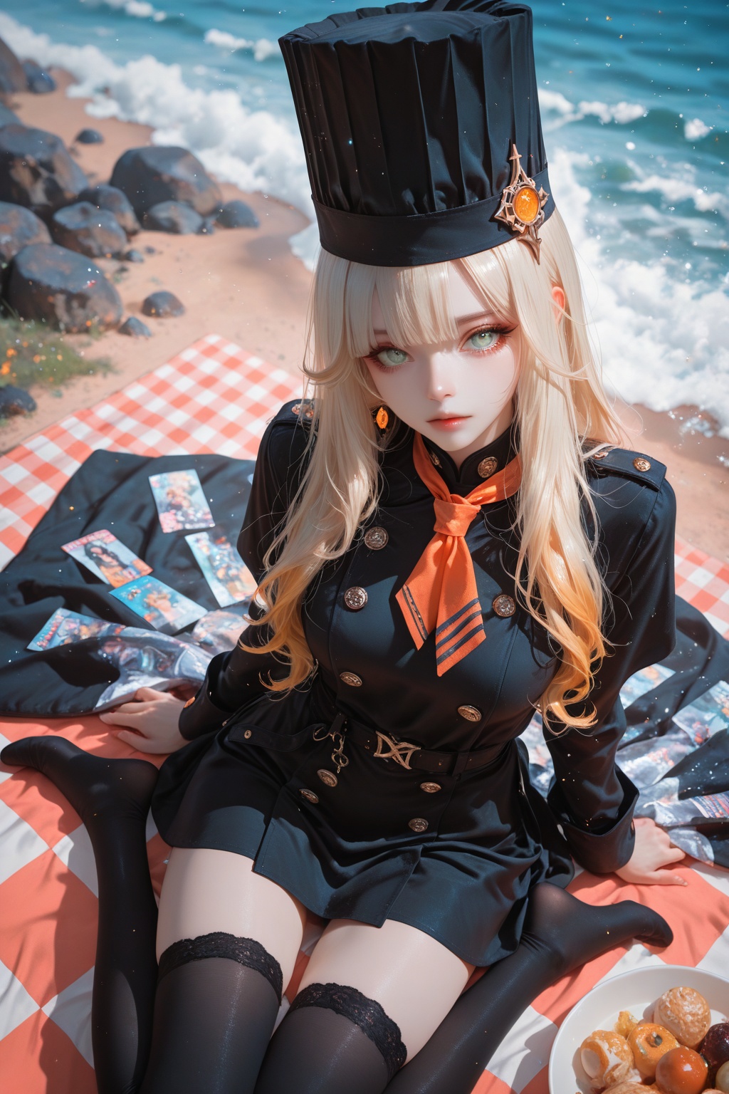 escoffier \(genshin impact\),  blonde hair,  ahoge by 月老板 on Tensor.Art