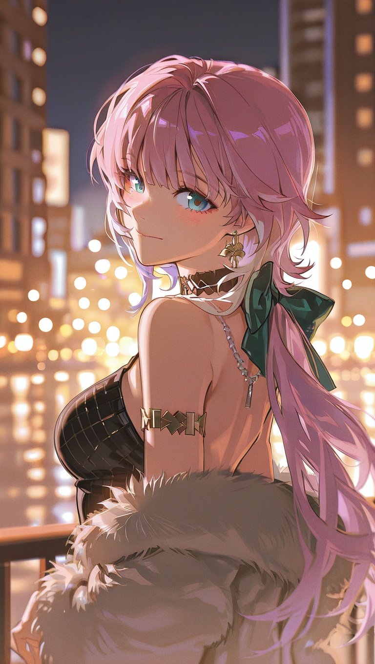 1girl,  armlet,  bangs on Tensor.Art
