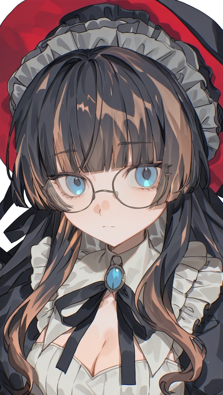 1girl,  bangs,  black hair on Tensor.Art