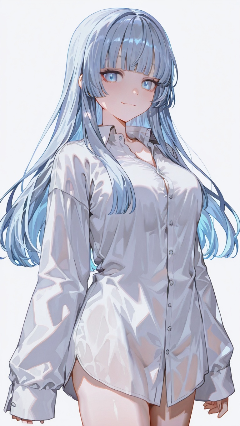 1girl,  bangs,  blue eyes on Tensor.Art