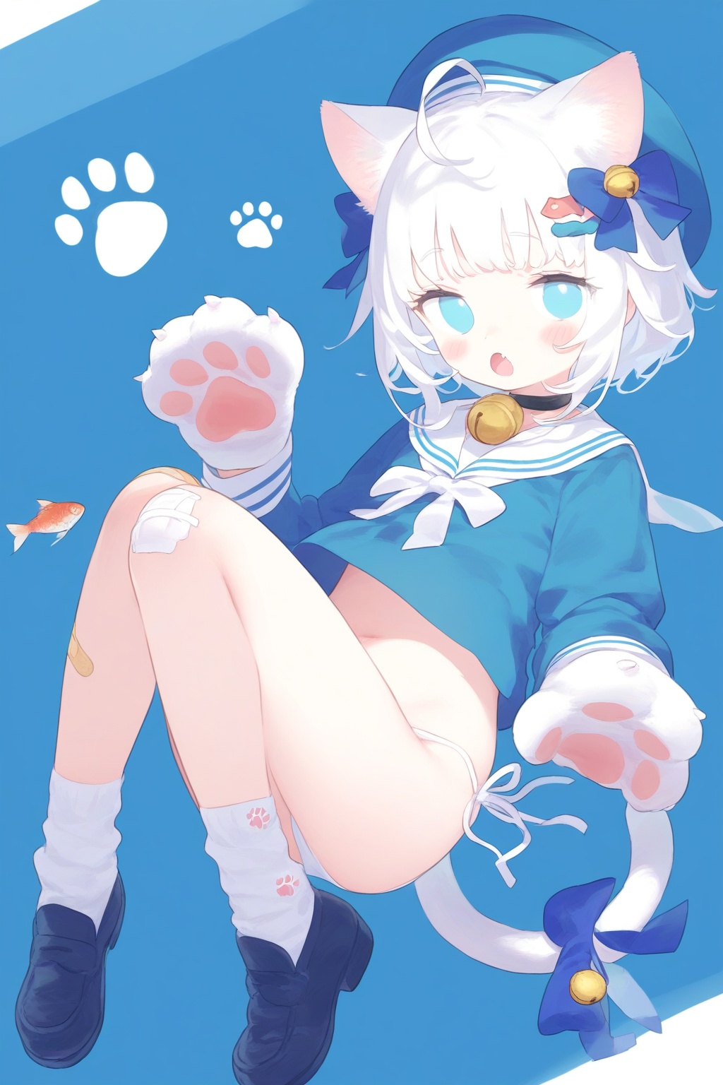 1girl,  :o,  ahoge on Tensor.Art