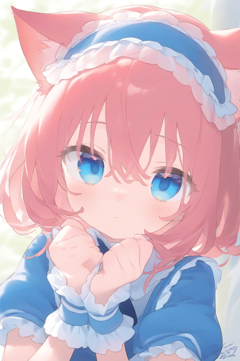 1girl,  animal ear fluff,  animal ears on Tensor.Art