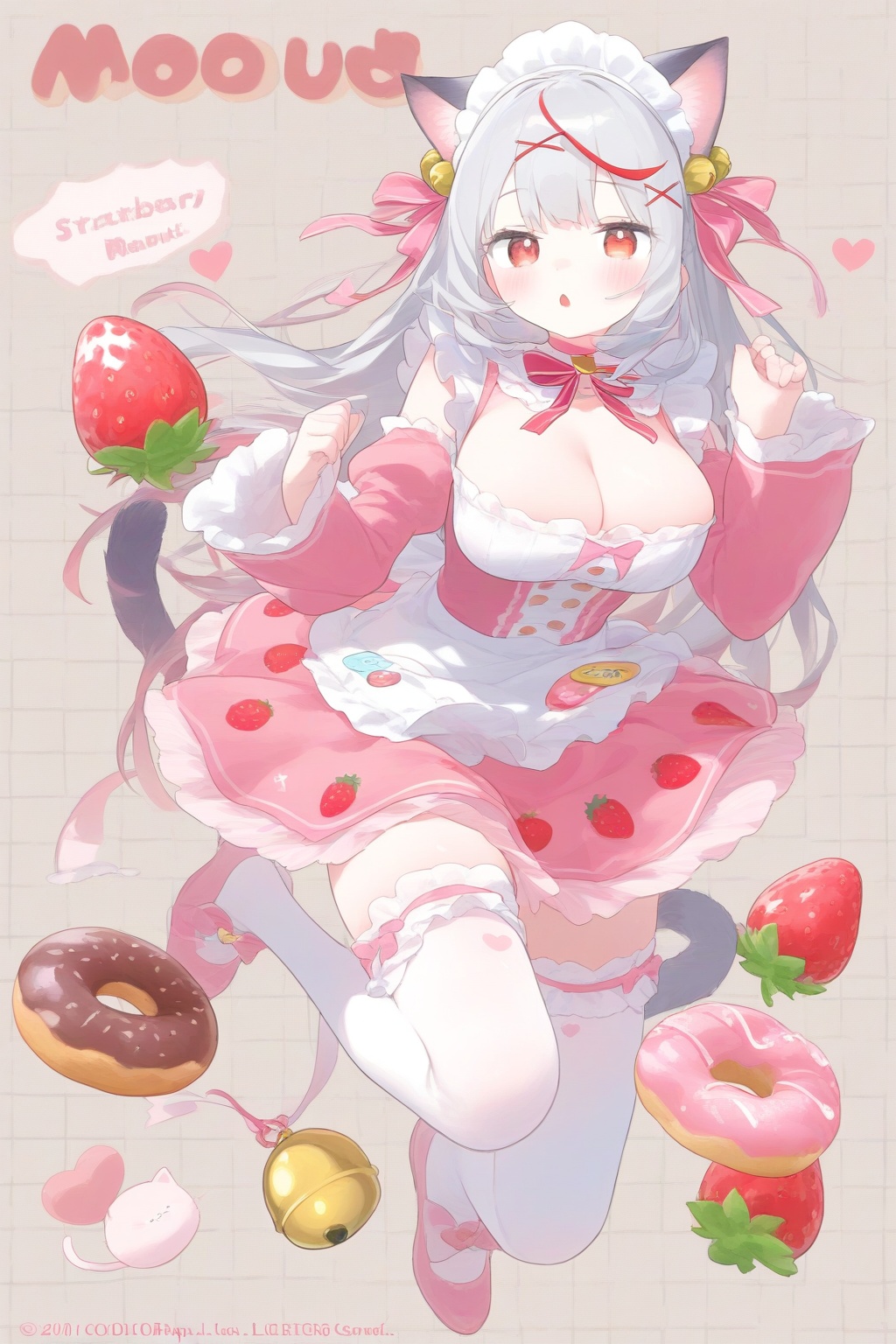 1girl,  animal ears,  apron on Tensor.Art